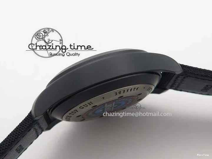 MIROTIME 0422 Comfortable Pilot Chrono IW388003 Real Ceramic ZF 1:1 Best Edition On Black Nylon Strap A 7322